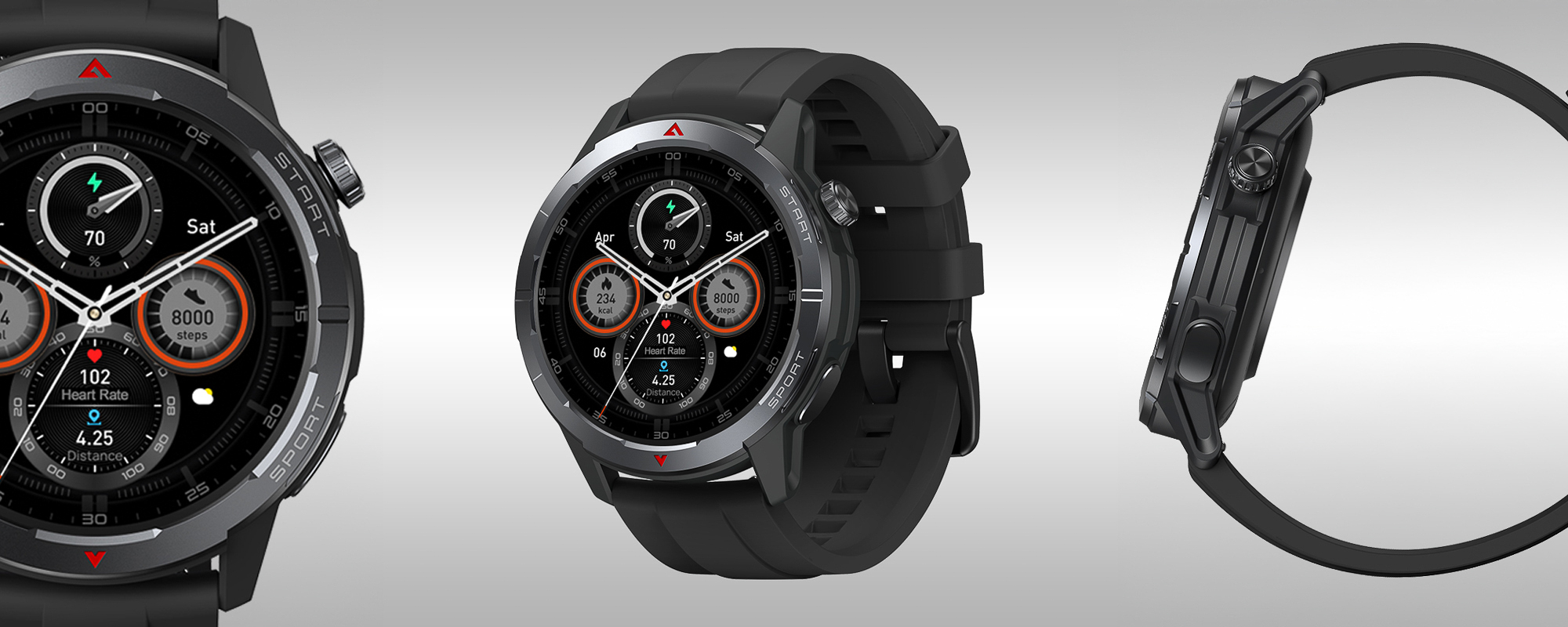 Smartwatch Zeblaze Stratos 3 Ultra - czarny